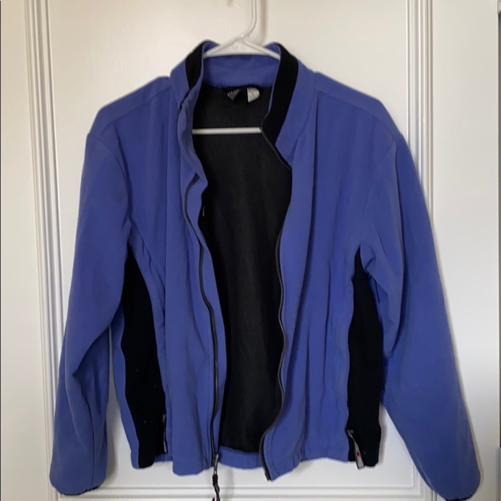 SIERRA DESIGNS BLUE FLEECE ZIP UP SIZE MEDIUM
